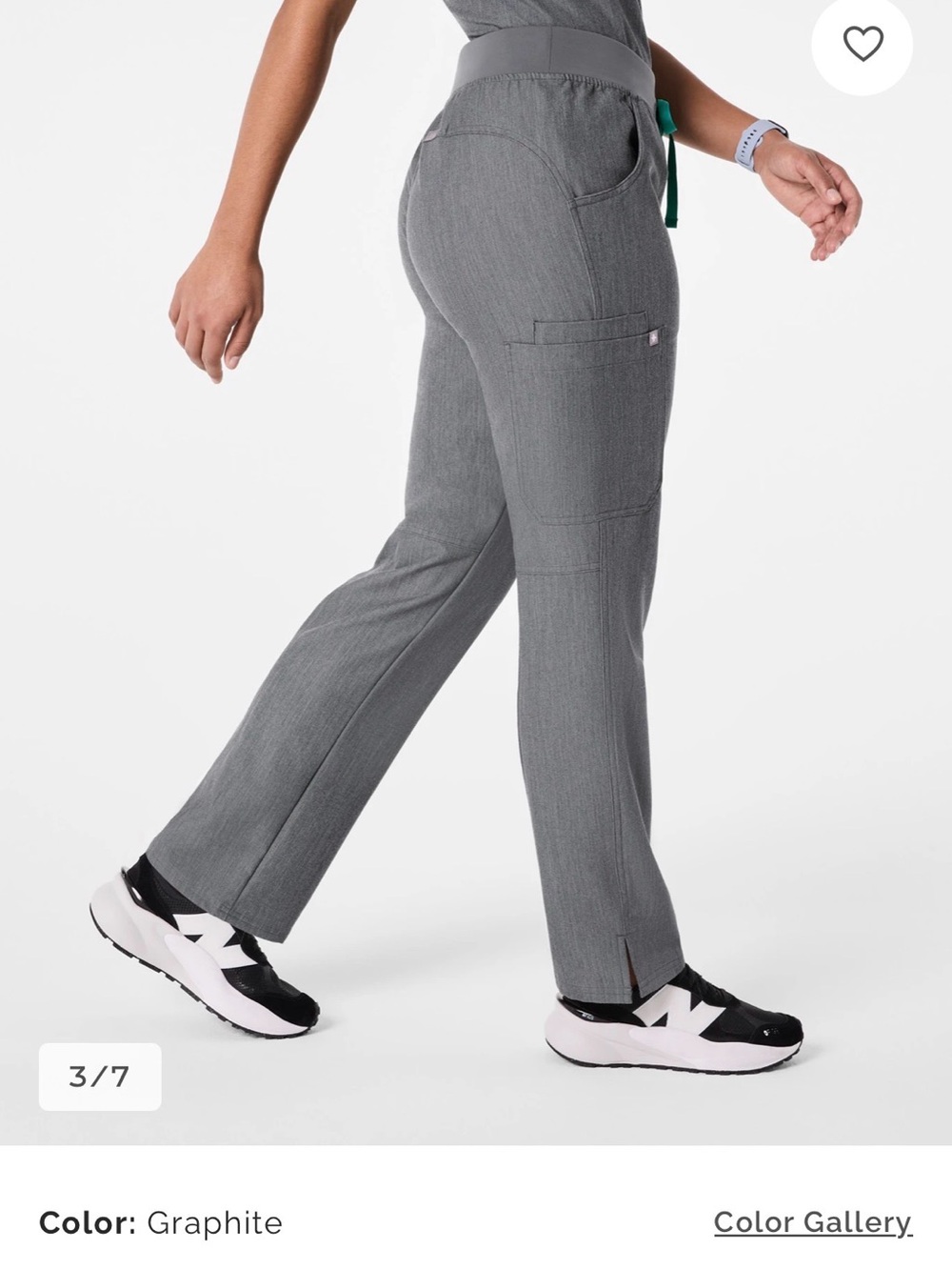 Figs Kade Cargo Scrub Pants Graphite XS - Picture 5 of 5